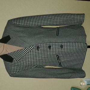 Houndstooth classic blazer
